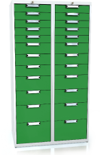 Univerzální kontejner pro pracovní stoly 1773 x 963 x 600 - 24x zásuvka
